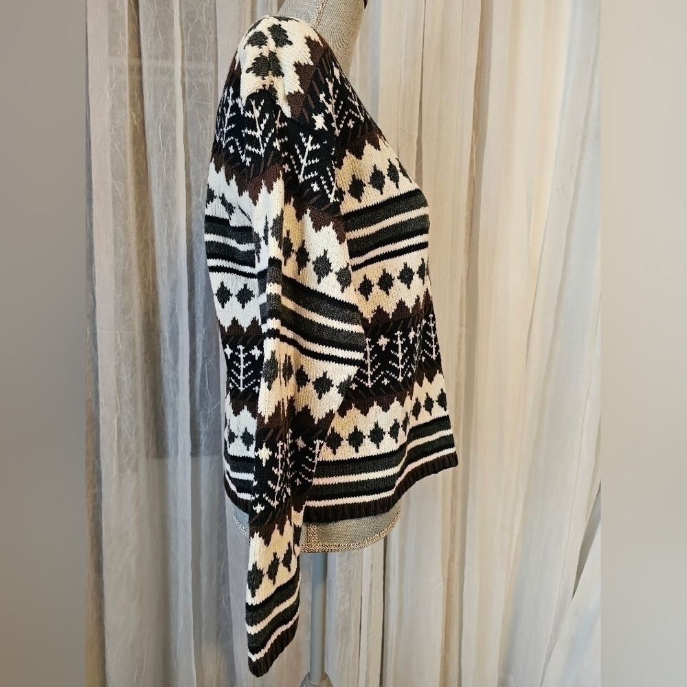 Christopher & Banks Hand Embroidered, Button-Up Sweater - Picture 2 of 5